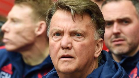 Louis van Gaal firmó con el Manchester United en junio de 2014.