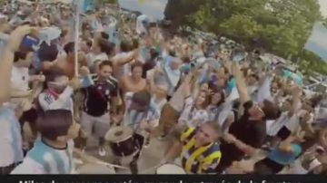 Argentina y sus hinchas en un comercial de TyC Sports sobre la Copa América Centenario.