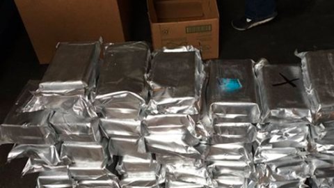 Paquetes de la droga que fueron decomisados en el operativo. /CORTESIA DE LA IMPACT