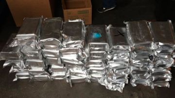 Paquetes de la droga que fueron decomisados en el operativo. /CORTESIA DE LA IMPACT