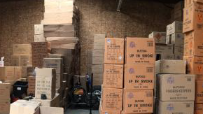 Fuegos artificiales confiscados. /CORtesía del LACFD