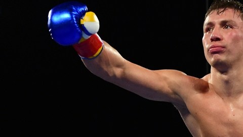 Gennady Golovkin tras vencer a Dominic Wade en Inglewood.