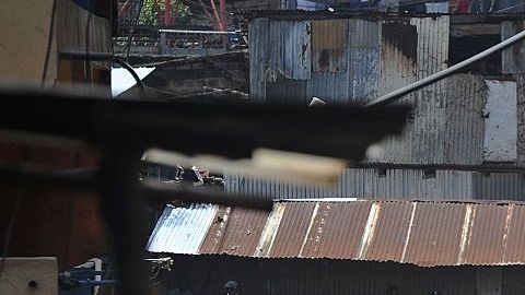 Las fuertes lluvias provocaron el desplome de este edificio en Nairobi, Kenia, en abril.
