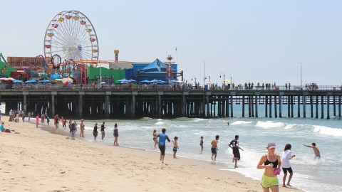 playa santa monica muelle