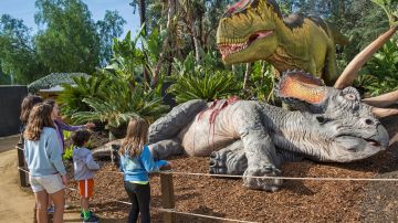 La exhibición ‘Dinosaurs: Unextinct at the L.A. Zoo’ estatá abierta durante algunos de los eventos especiales.