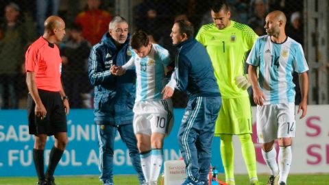 Lionel Messi lesionado