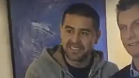 Mauricio Macri y Juan Román Riquelme se encontraron en la Quinta presidencial.