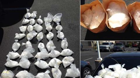 Fotos de la droga confiscada en Ontario. /SUMINISTRADA