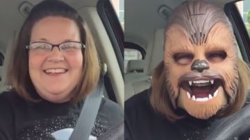 "¡Soy una Chewbacca feliz!" gritaba Candace Payne en medio de las risas que contagiaron a las redes sociales.