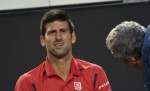 Novak Djokovic se lesiona el tobillo