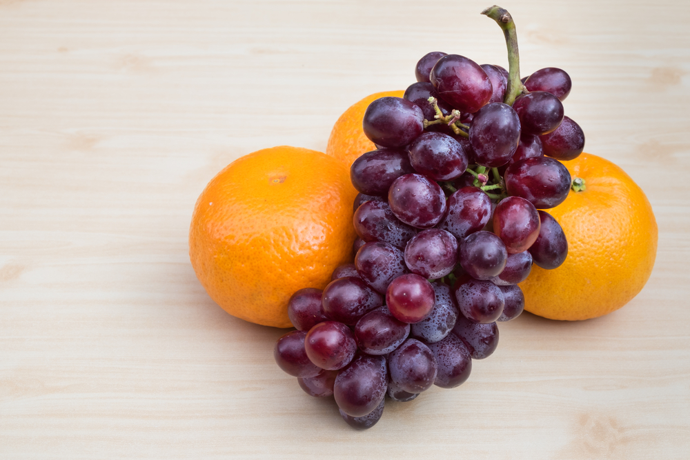 uvas naranjas