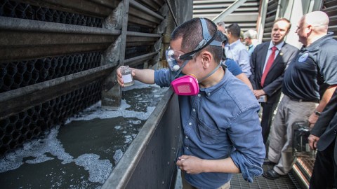Las fuentes más comunes de estos brotes fueron el agua potable, como el que se usa para las duchas.