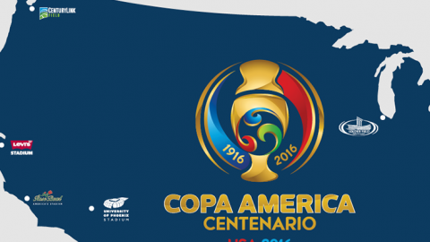 copa america centenario logo mapa
