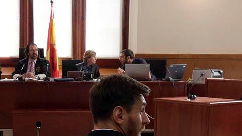 Lionel Messi declara en la Fiscalia