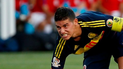 James, mal y de malas con el Real Madrid y la selección de Colombia.