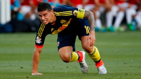 James, mal y de malas con el Real Madrid y la selección de Colombia.