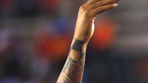 Arturo Vidal festejó el pase de Chile a cuartos de final de la Copa América.