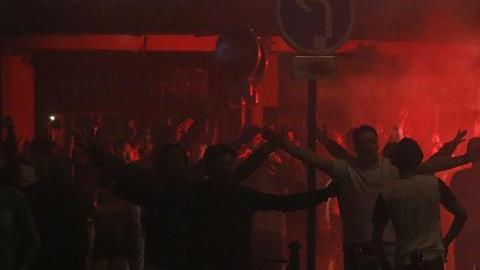 Violencia de hooligans en la Euro
