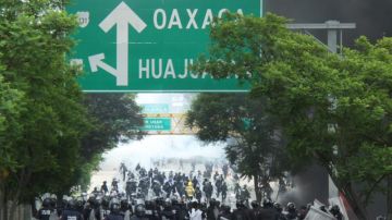 Manifestaciones y bloqueos en Oaxaca.
