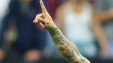Ezequiel Lavezzi metió el primero gol argentino frente a EEUU.