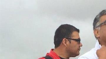 Los representantes de la prensa realizaban una cobertura sobre el conflicto magisterial.