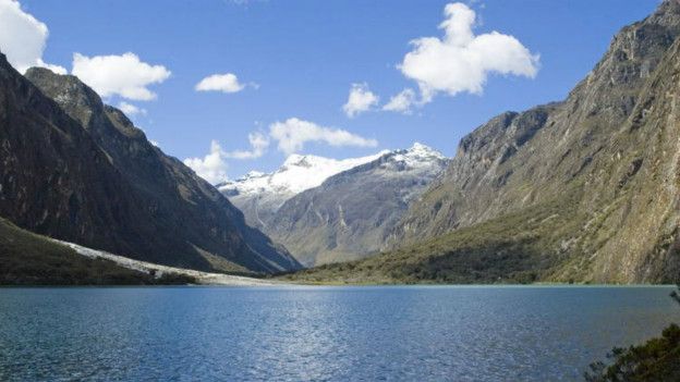 Las reservas de agua podrían no alcanzar para la población que habita cerca del Parque Nacional Huascarán, en Perú.