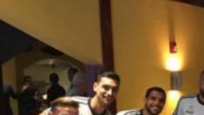 La selección argentina celebra el Día del Padre en la concentración en la Copa América.