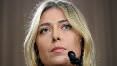 Sharapova podrá regresar a las canchas hasta mediado de 2018.