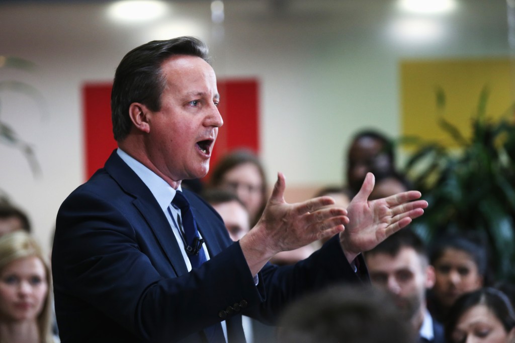 Cameron anunció este viernes su renuncia, que se hará efectiva en octubre. Photo by Christopher Furlong/Getty Images