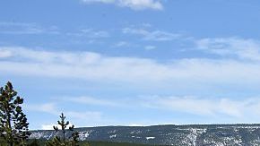 Así lucen las fuentes termales en el área de la cuenca de géiseres de Norris en Yellowstone.