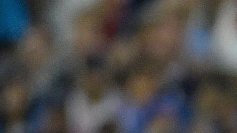 Messi en el cobro de tiro libre ante los EEUU.