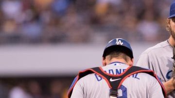 Clayton Kershaw durante su última salida, el domingo en Pittsburgh. El astro había estado lanzando con dolor.