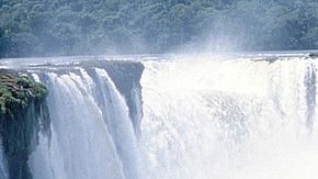 La “Garganta del Diablo” es la zona más caudalosa en el Parque Nacional Iguazú.