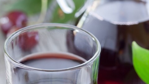 Jugo de tarta de cereza.