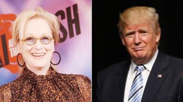 Meryl Streep y Donald Trump.