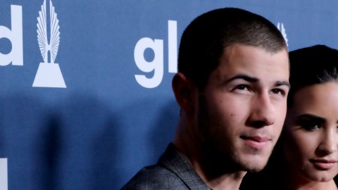 Nick Jonas y Demi Lovato.