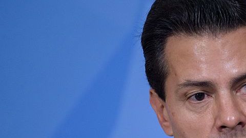 El presidente mexicano Enrique Peña Nieto .