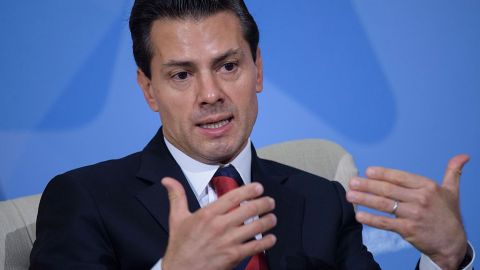 El presidente mexicano Enrique Peña Nieto .