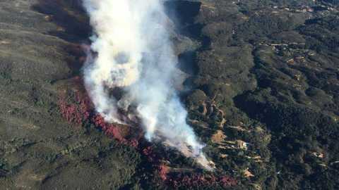 Hay miles de personas evacuadas en Santa Barbara. /LOS PADRES NATIONAL FOREST