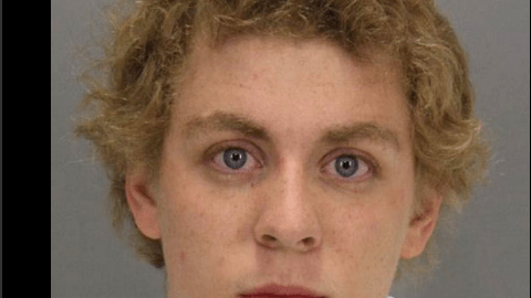 Brock Turner, cuando fue detenido a los 20 años.