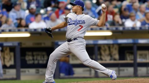 Fue la séptima apertura para Julio Urías en las Grandes Ligas.