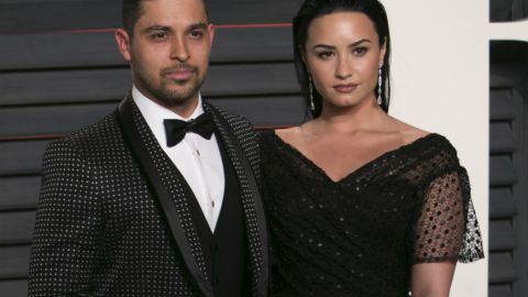 Wilmer Valderrama y Demi Lovato.