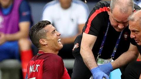 Cristiano Ronaldo lesionado