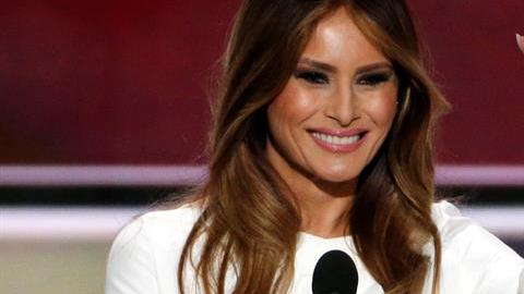 Melania Trump no sobrevivió a su primer discurso público.