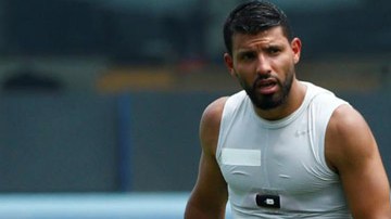 Sergio Agüero y Pep Guardiola