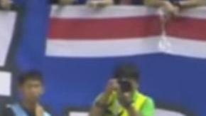 El momento de la lesión de Demba Ba.