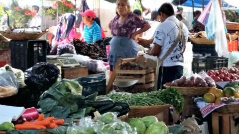 Mercado de Ocotlán en Oaxaca, México.
