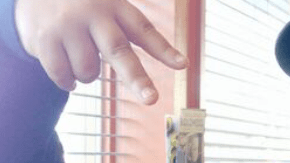 El fallecido Fermín Valenzuela con su hijo Vincent.