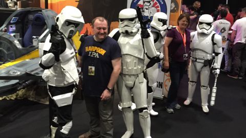 La "celebración" tuvo lugar en el centro de convenciones ExCel de Londres.