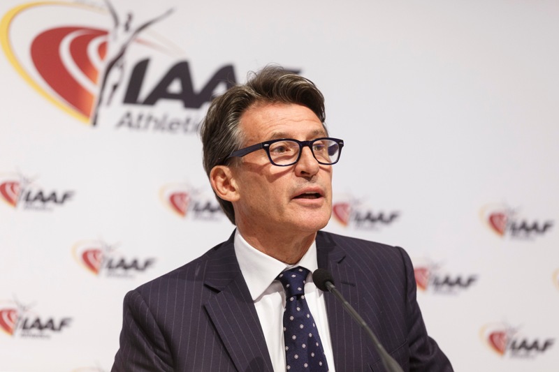 Sebastian Coe, presidente de la IAAF.